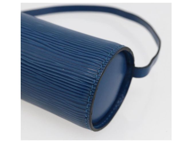 LOUIS VUITTON Pochette Soufflot Epi Blu LV Auth BA10296 - vista 15