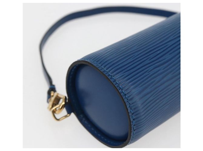 LOUIS VUITTON Pochette Soufflot Epi Blu LV Auth BA10296 - vista 16