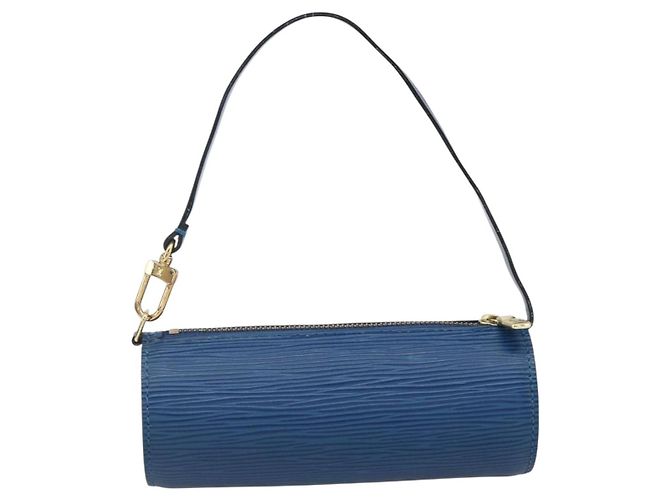 LOUIS VUITTON Pochette Soufflot Epi Blu LV Auth BA10296 - vista 2