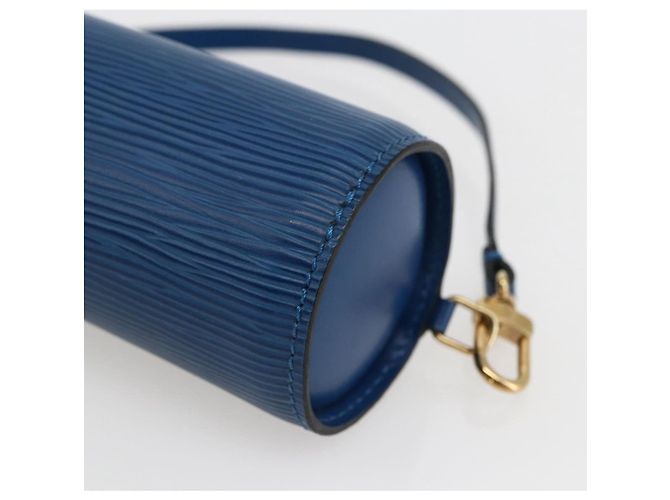 LOUIS VUITTON Pochette Soufflot Epi Blu LV Auth BA10296 - vista 9