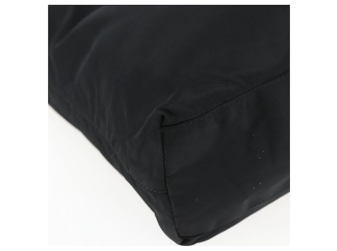 Borsa a Spalla PRADA in Nylon Nero Argento Autentica 170446 - vista 14