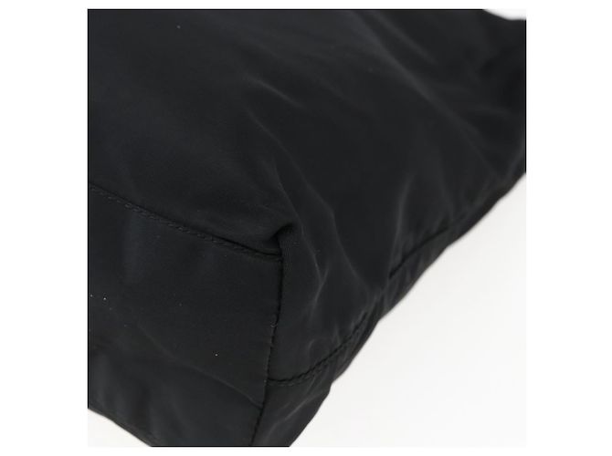 Borsa a Spalla PRADA in Nylon Nero Argento Autentica 170446 - vista 15