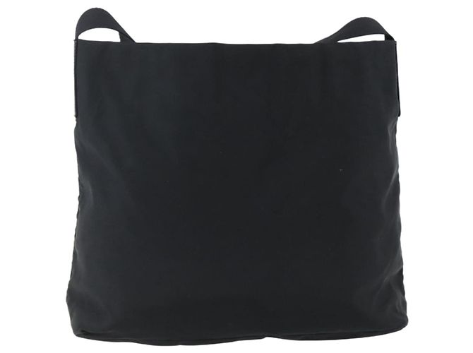 Borsa a Spalla PRADA in Nylon Nero Argento Autentica 170446 - vista 2