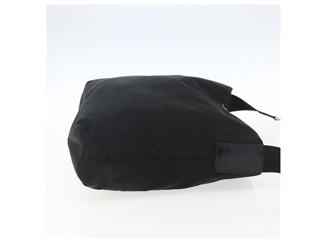 Borsa a Spalla PRADA in Nylon Nero Argento Autentica 170446 - vista 4
