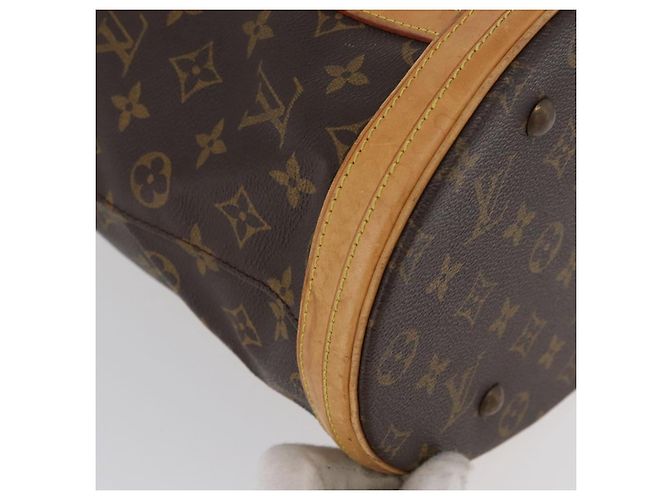LOUIS VUITTON Borsa a Spalla Monogram Bucket GM M42236 LV Auth LNZ244 Monogramma - vista 14