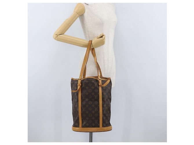 LOUIS VUITTON Borsa a Spalla Monogram Bucket GM M42236 LV Auth LNZ244 Monogramma - vista 22