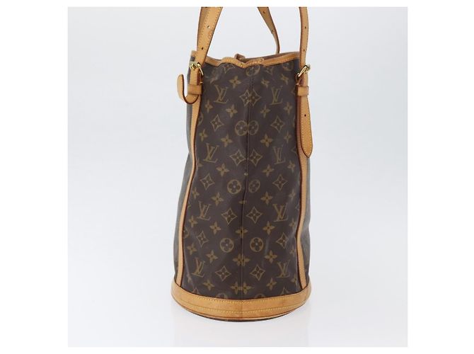 LOUIS VUITTON Borsa a Spalla Monogram Bucket GM M42236 LV Auth LNZ244 Monogramma - vista 3