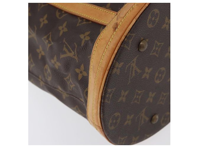 LOUIS VUITTON Borsa a Spalla Monogram Bucket GM M42236 LV Auth LNZ244 Monogramma - vista 9