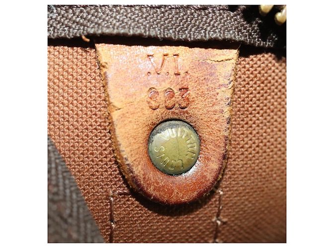 LOUIS VUITTON Monogram Keepall Bandouliere 50 Boston Bag M41416 LV Auth 169785 - view 12