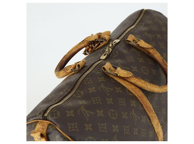 LOUIS VUITTON Monogram Keepall Bandouliere 50 Boston Bag M41416 LV Auth 169785 - view 6