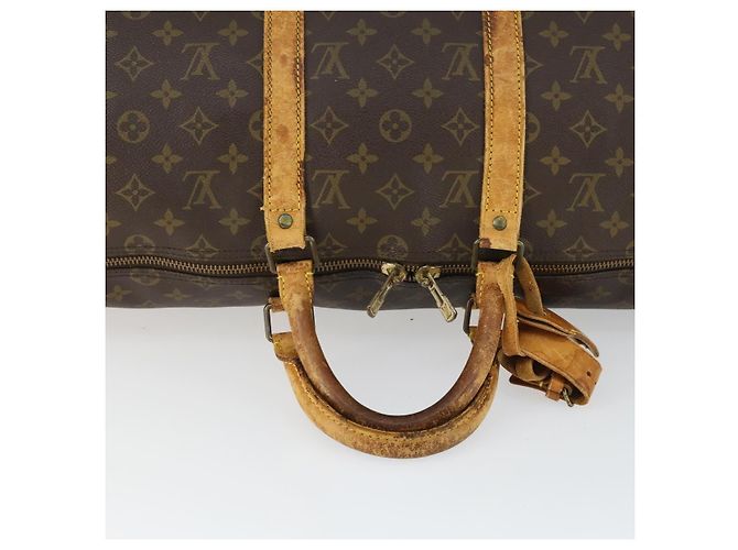 LOUIS VUITTON Monogram Keepall Bandouliere 50 Boston Bag M41416 LV Auth 169785 - view 7