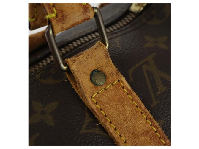 LOUIS VUITTON Monogram Keepall Bandouliere 50 Boston Bag M41416 LV Auth 169785 - view 9