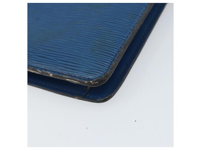 LOUIS VUITTON Clutch Montaigne 23 Epi Blu M52665 LV Auth am10715 - vista 15
