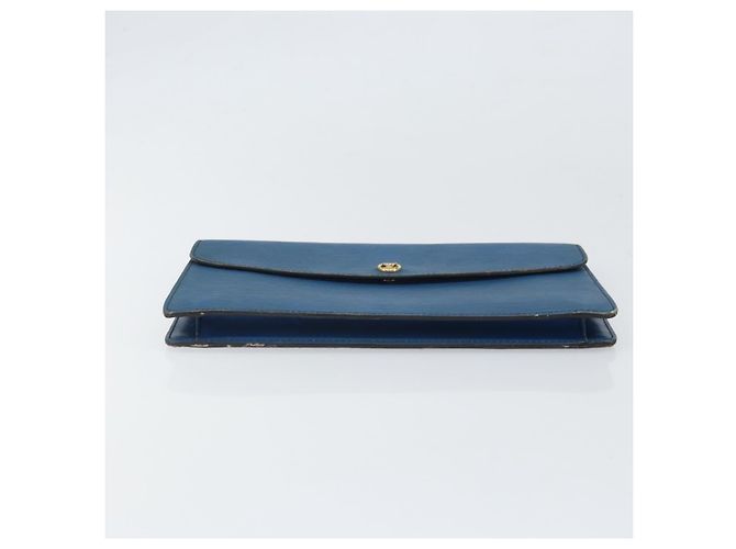 LOUIS VUITTON Clutch Montaigne 23 Epi Blu M52665 LV Auth am10715 - vista 6