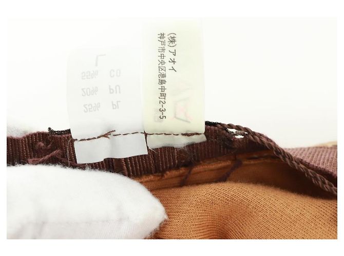 Cappello bucket in nylon marrone Auth 158572M di BOTTEGA VENETA - vista 12