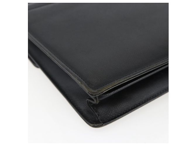 SAINT LAURENT Borsa a mano in pelle nera dorata Auth 166857 Nero D'oro - vista 16
