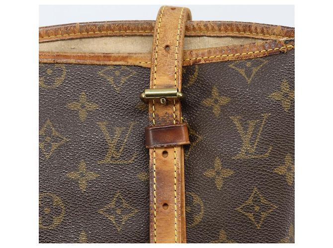 LOUIS VUITTON Borsa a Spalla Monogram Bucket GM M42236 LV Auth ka2557 Monogramma - vista 8