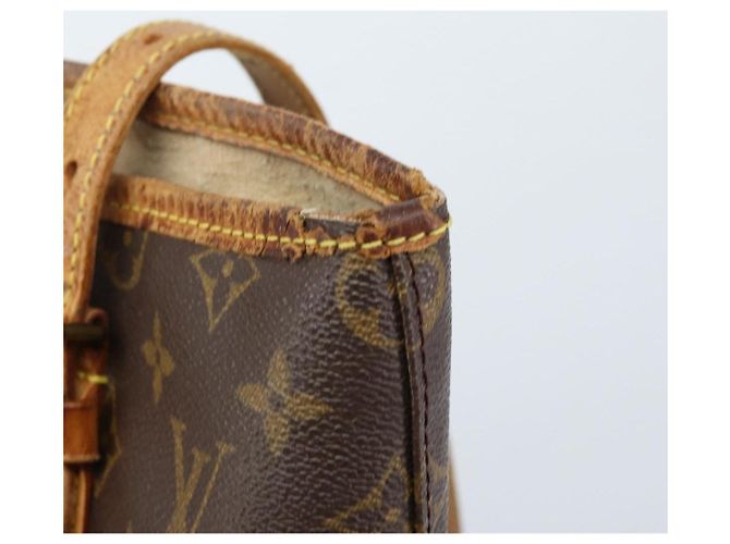 LOUIS VUITTON Borsa a Spalla Monogram Bucket GM M42236 LV Auth ka2557 Monogramma - vista 9