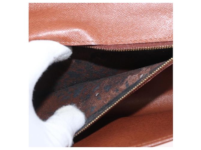 LOUIS VUITTON Borsa a Spalla Monogram Bordeaux 24 M51798 LV Auth ka2545 Monogramma - vista 11