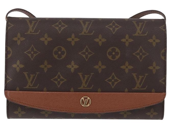 LOUIS VUITTON Borsa a Spalla Monogram Bordeaux 24 M51798 LV Auth ka2545 Monogramma - vista 13