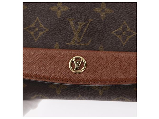 LOUIS VUITTON Borsa a Spalla Monogram Bordeaux 24 M51798 LV Auth ka2545 Monogramma - vista 18