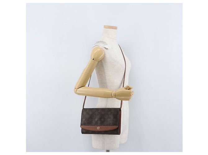 LOUIS VUITTON Borsa a Spalla Monogram Bordeaux 24 M51798 LV Auth ka2545 Monogramma - vista 23