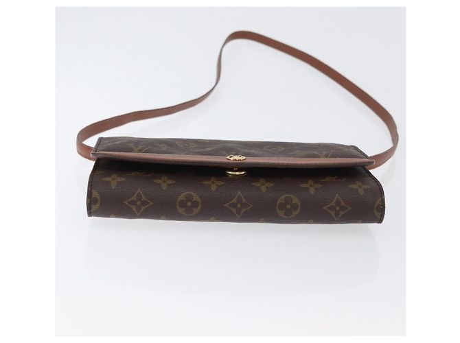 LOUIS VUITTON Borsa a Spalla Monogram Bordeaux 24 M51798 LV Auth ka2545 Monogramma - vista 5