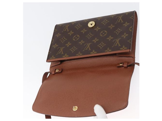 LOUIS VUITTON Borsa a Spalla Monogram Bordeaux 24 M51798 LV Auth ka2545 Monogramma - vista 9