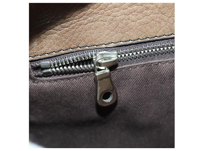 Chloé Chloe Edith Handtasche Leder 2-Wege Braun Silber Authentisch hk3383 - Ansicht 23