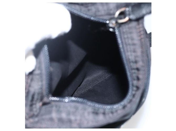 Borsa a Spalla PRADA Nylon Nero Argento Autentica am10762 - vista 11