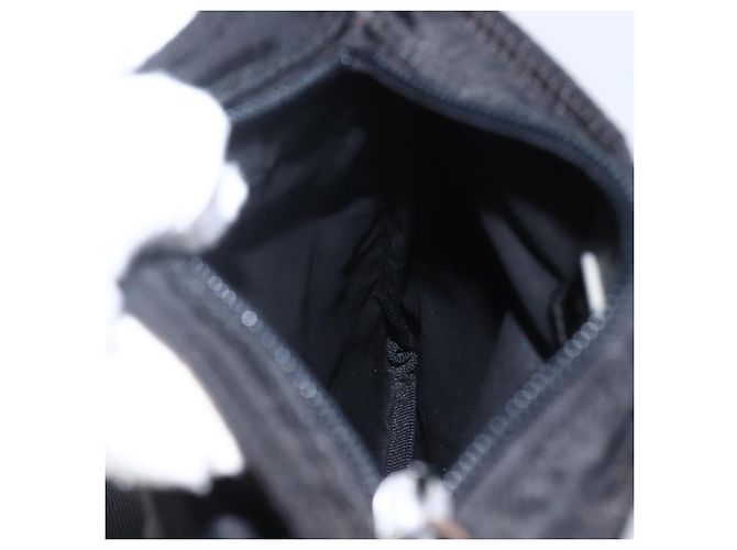 Borsa a Spalla PRADA Nylon Nero Argento Autentica am10762 - vista 21