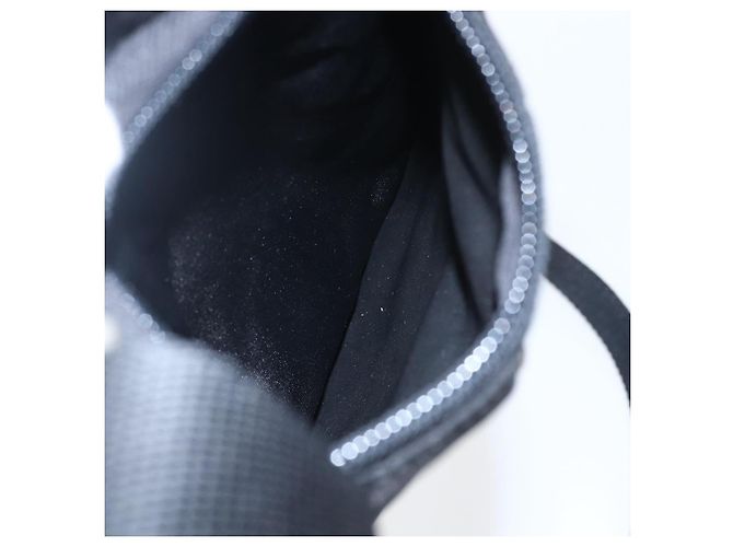 Borsa a Spalla PRADA Nylon Nero Argento Autentica am10762 - vista 22