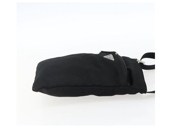 Borsa a Spalla PRADA Nylon Nero Argento Autentica am10762 - vista 4