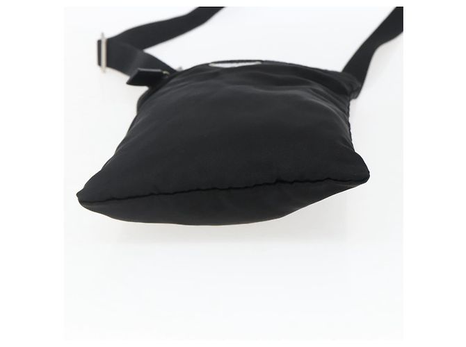 Borsa a Spalla PRADA Nylon Nero Argento Autentica am10762 - vista 5