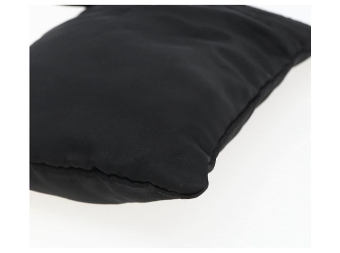 Borsa a Spalla PRADA Nylon Nero Argento Autentica am10762 - vista 8