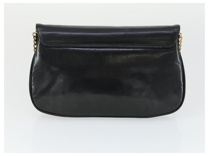 Bolsa de mão GIVENCHY em couro e nylon 2 peças preta Auth bs33378 Preto - vista 11