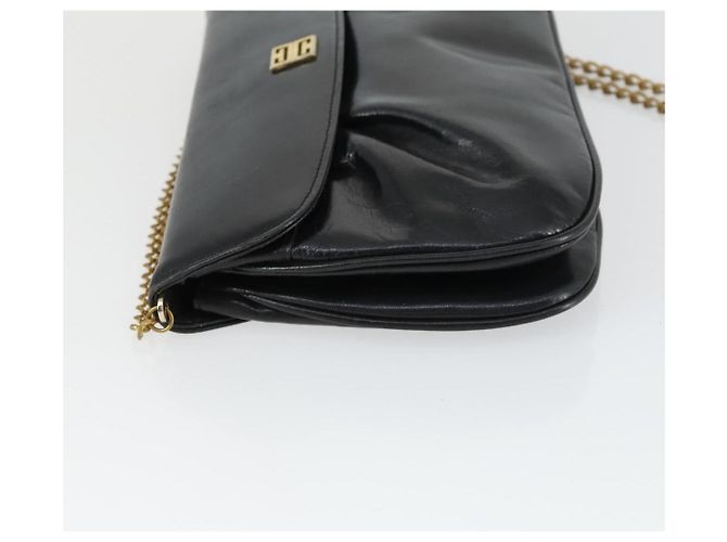 Bolsa de mão GIVENCHY em couro e nylon 2 peças preta Auth bs33378 Preto - vista 12