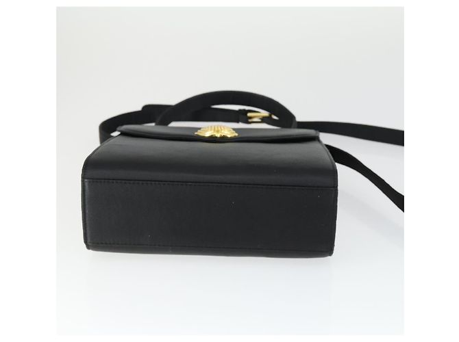 Bolsa de mão GIVENCHY em couro e nylon 2 peças preta Auth bs33378 Preto - vista 7