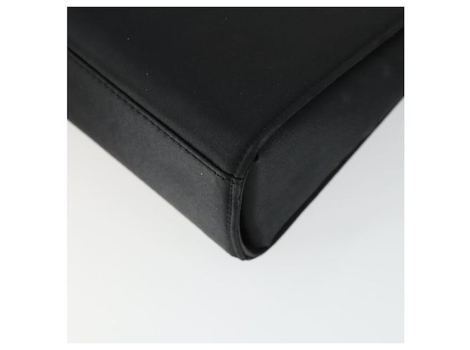Bolsa de mão GIVENCHY em couro e nylon 2 peças preta Auth bs33378 Preto - vista 8