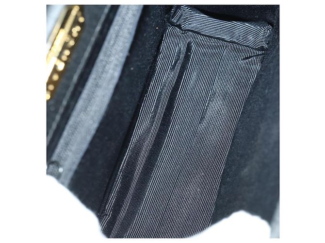 Bolsa de mão GIVENCHY em couro e nylon 2 peças preta Auth bs33378 Preto - vista 9