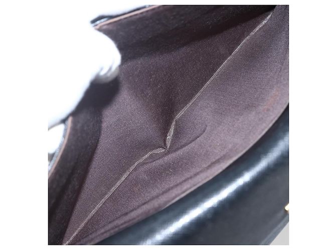 Borsa a mano in pelle nera e argento autentica BURBERRY ep13523 Nero - vista 22