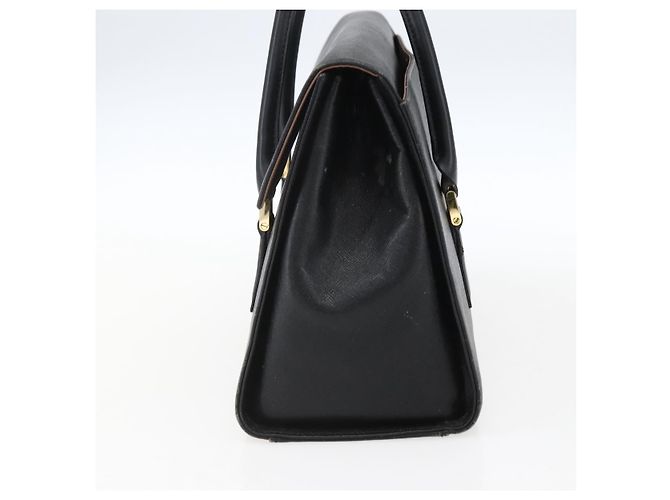 Borsa a mano in pelle nera e argento autentica BURBERRY ep13523 Nero - vista 4