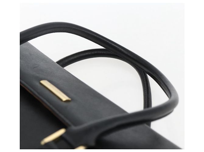 Borsa a mano in pelle nera e argento autentica BURBERRY ep13523 Nero - vista 8