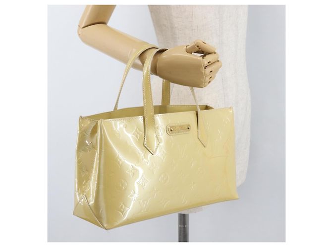 LOUIS VUITTON Borsa Wilshire PM Monogram Vernis Rosa Florentin M91642 Auth 172121 - vista 22