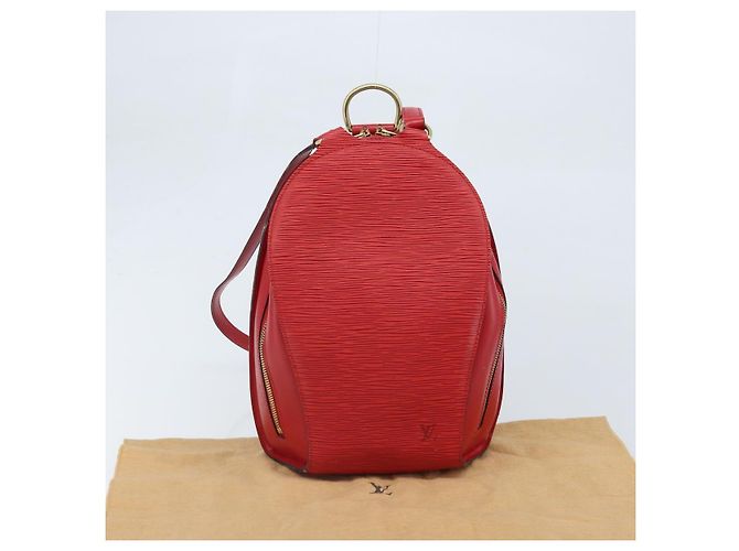 LOUIS VUITTON Zaino Epi Mabillon Rosso Castigliano M52237 LV Auth 169192A - vista 12
