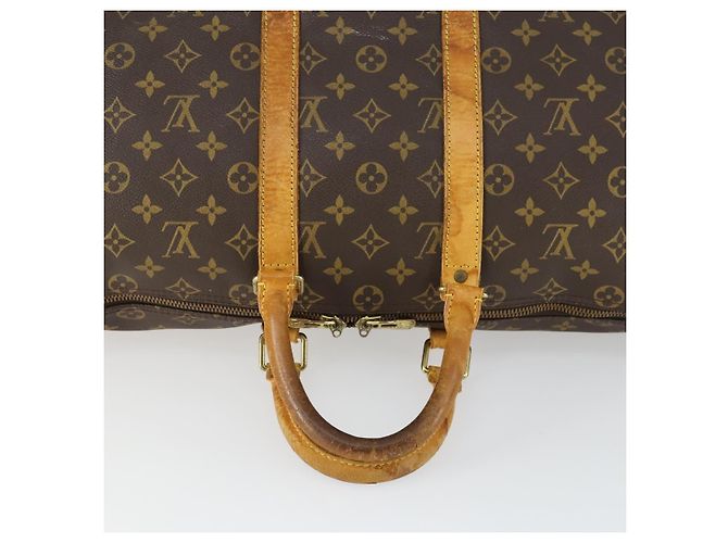 LOUIS VUITTON Monogram Keepall Bandouliere 45 Borsa Boston M41418 LV Auth 170629 Monogramma - vista 7