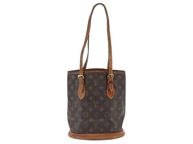LOUIS VUITTON Borsa a Spalla Monogram Bucket PM M42238 LV Auth fm5105 Monogramma - vista 13