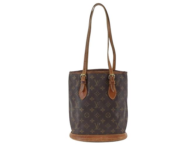 LOUIS VUITTON Borsa a Spalla Monogram Bucket PM M42238 LV Auth fm5105 Monogramma - vista 2