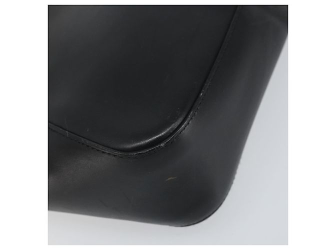 Borsa a mano in pelle GUCCI Sherry outlet Nero Argento 000 0860 Auth am10737 - vista 16