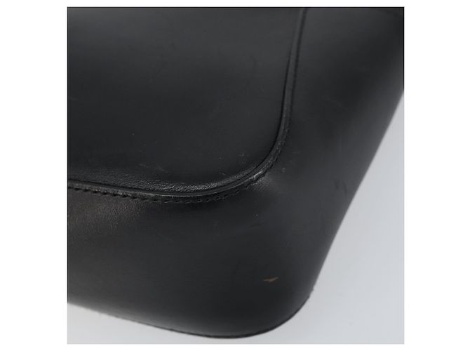 Borsa a mano in pelle GUCCI Sherry outlet Nero Argento 000 0860 Auth am10737 - vista 9